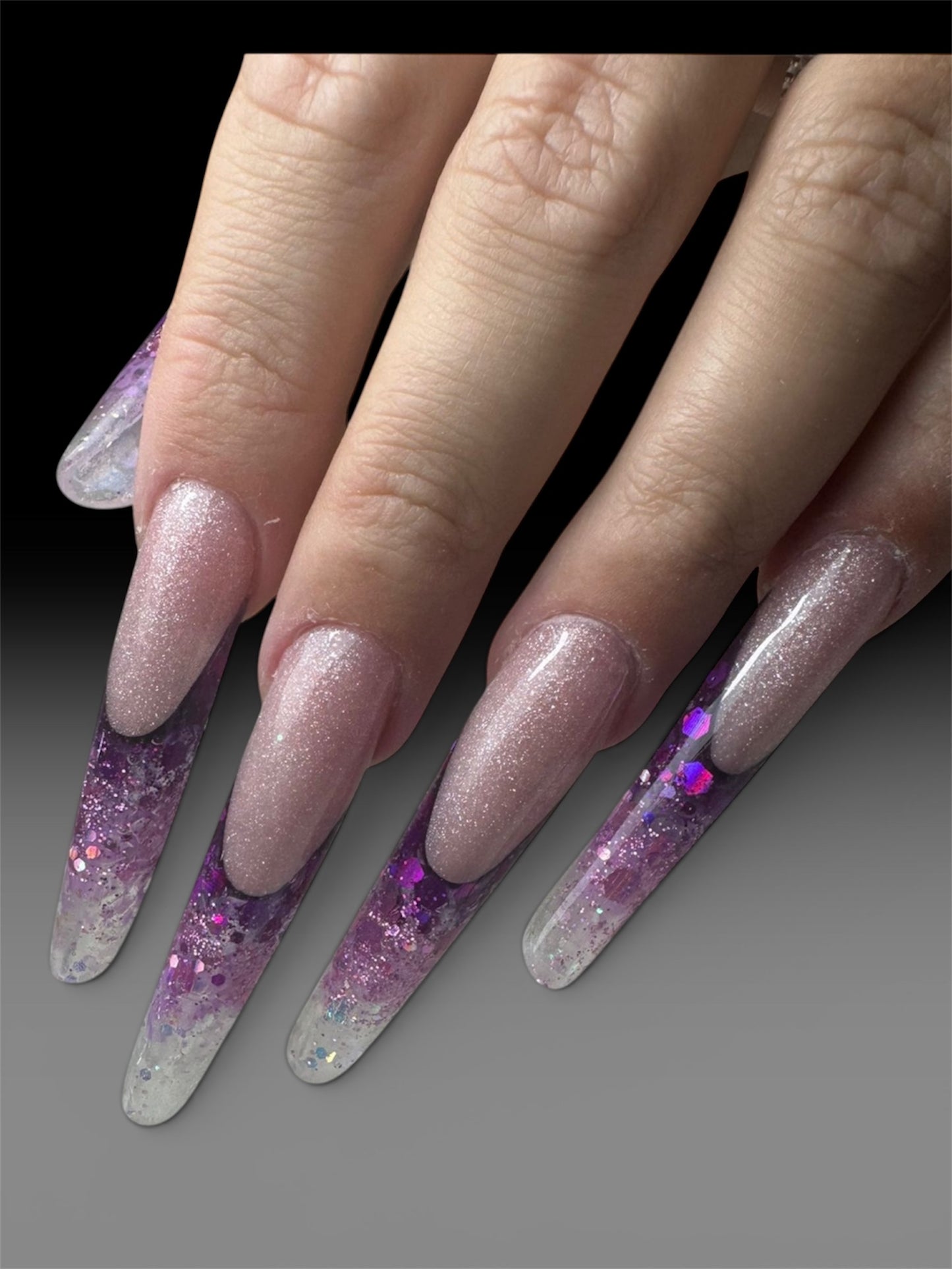 Acrygel - Nude Glitter