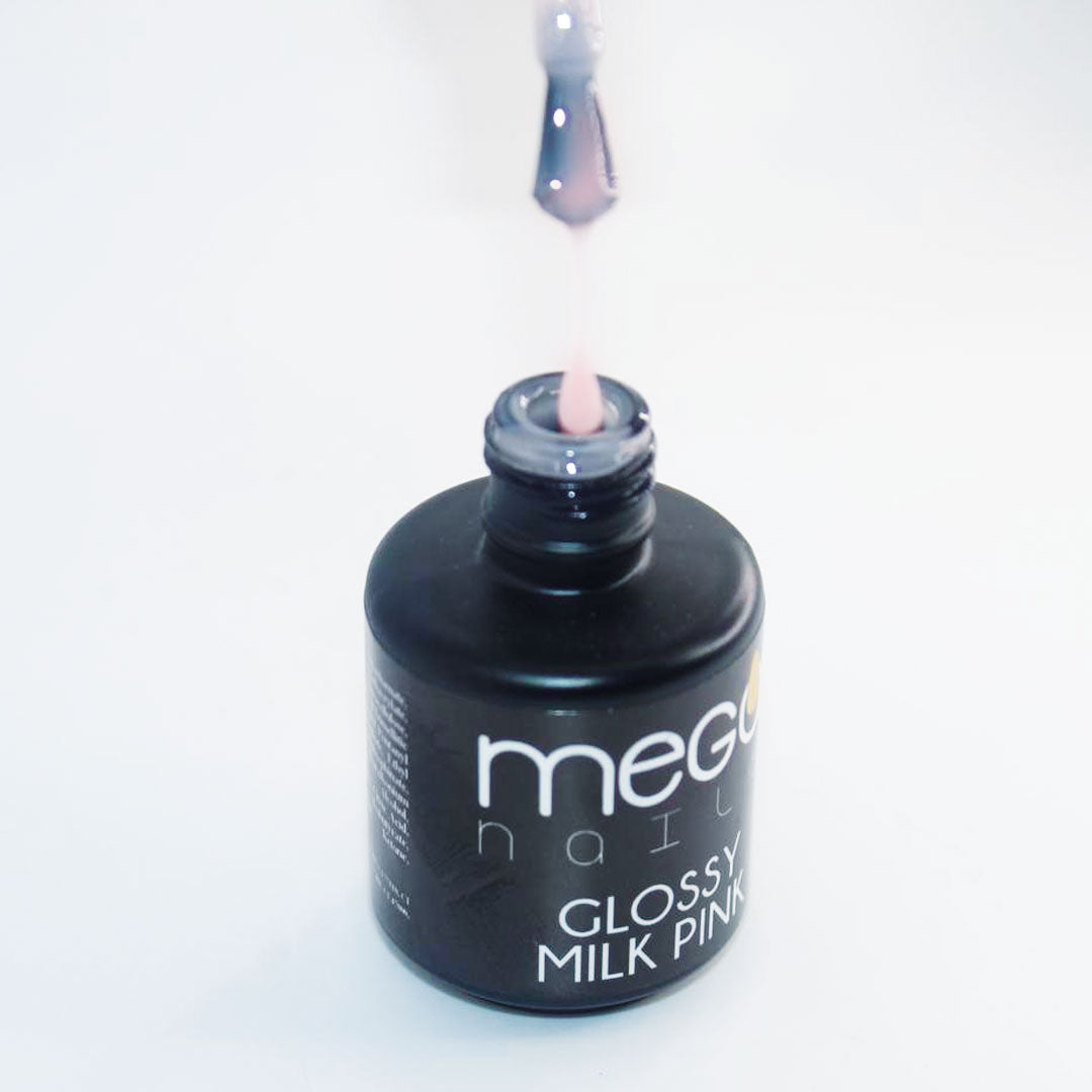 Glossy milk pink