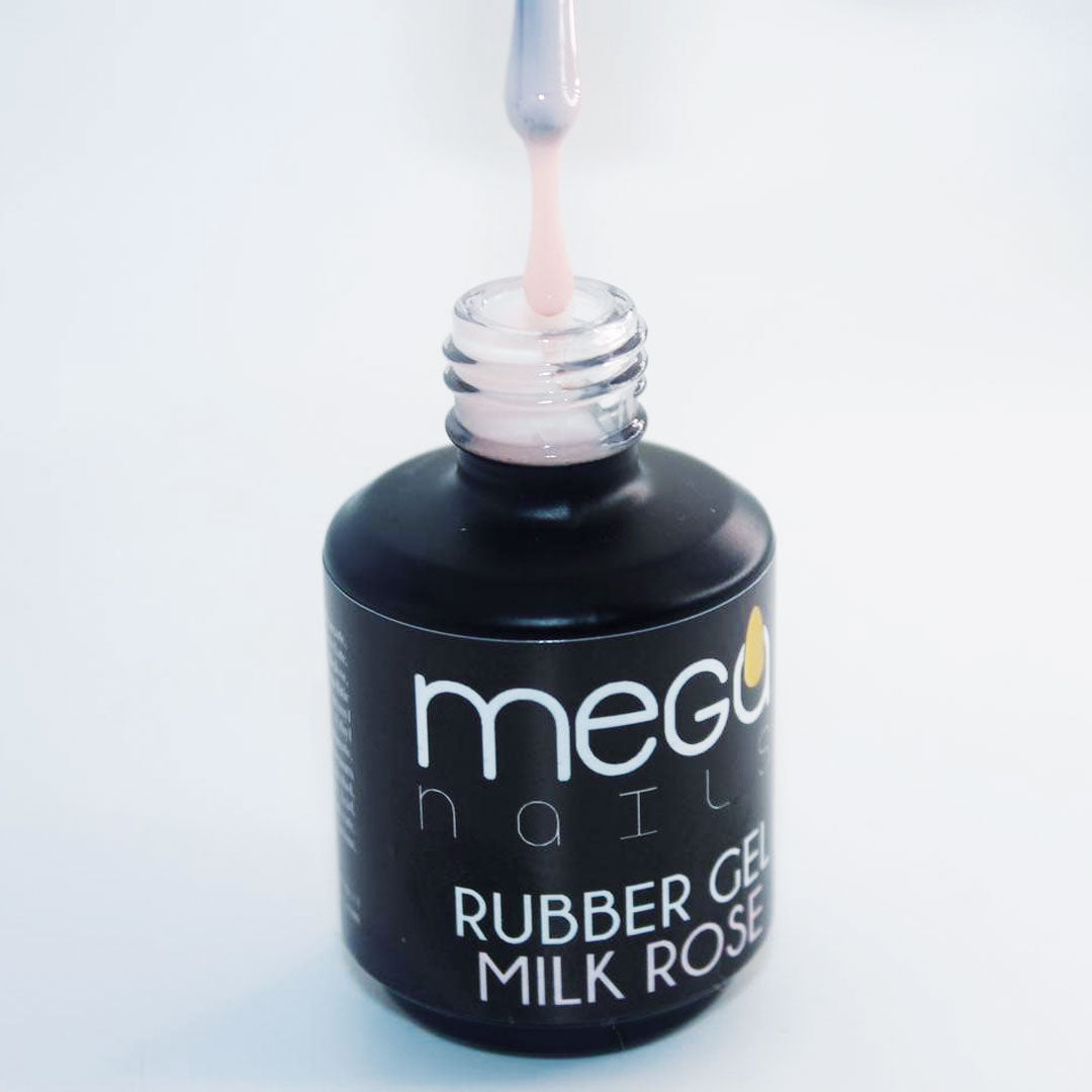 Rubber gel milk rose