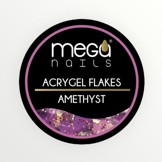 ACRYGEL FLAKES AMETHYST